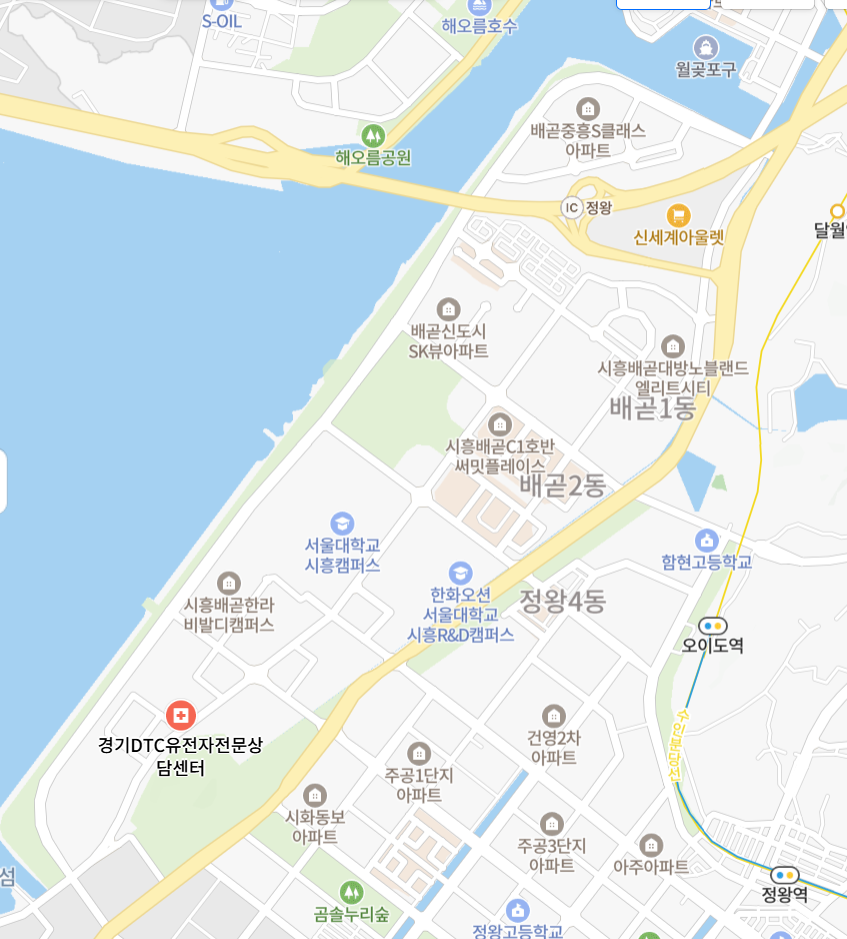 센터 오시는 길 약도